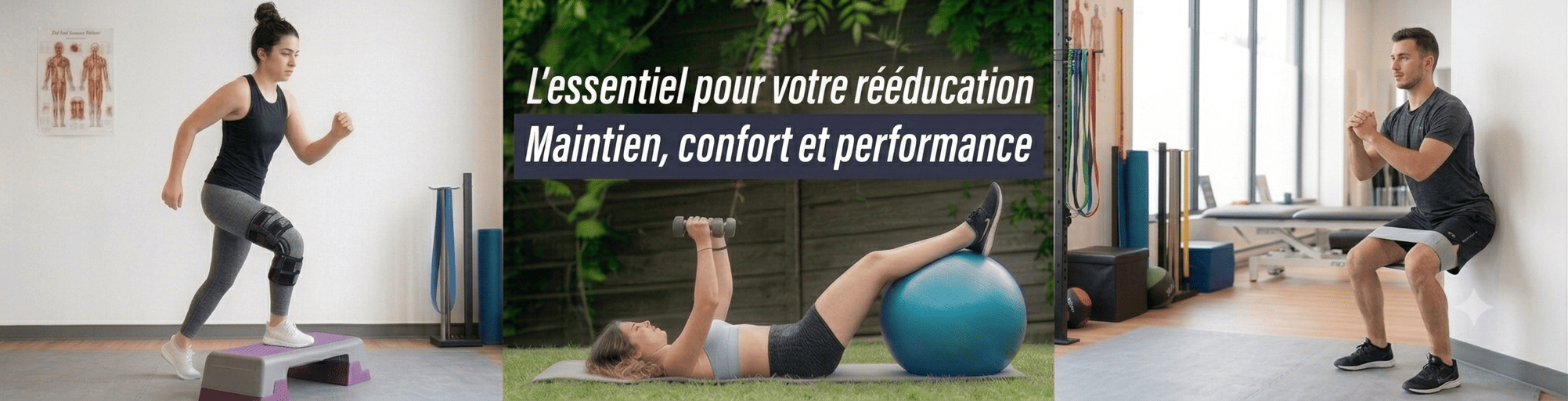 Rééducation bande élastique